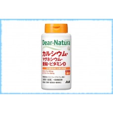 Комплекс Кальций, магний, цинк и витамин D, Dear-Natura, Asahi, на 30 дней