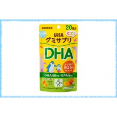 Детские жевательные конфеты с омега-3 кислотами Gummy Supple Kids DHA, UHA, на 20 дней.
