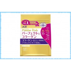 Низкомолекулярный коллаген с экстрактом плаценты Premier Rich, Asahi, 378 гр. на 50 дней