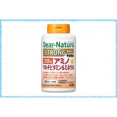 Комплекс аминокислот, витаминов и минералов Dear-Natura-39 Strong, Asahi, на 100 дней