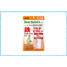 Железо и мультивитамины, Dear-Natura, Asahi, на 60 дней