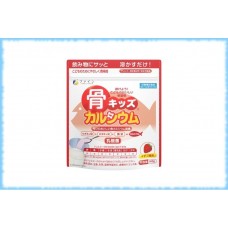 Питьевой комплекс с кальцием и молочнокислыми бактериями со вкусом клубники Fine Japan Bone Kids Calcium Strawberry Flavor, 140 гр.