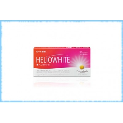 Комплекс для защиты кожи от ультрафиолетового излучения Rohto HelioWhite Fernblock, курс на 12 дней (24 таблетки)